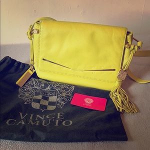 Vince Camino Neon Yellow Bag